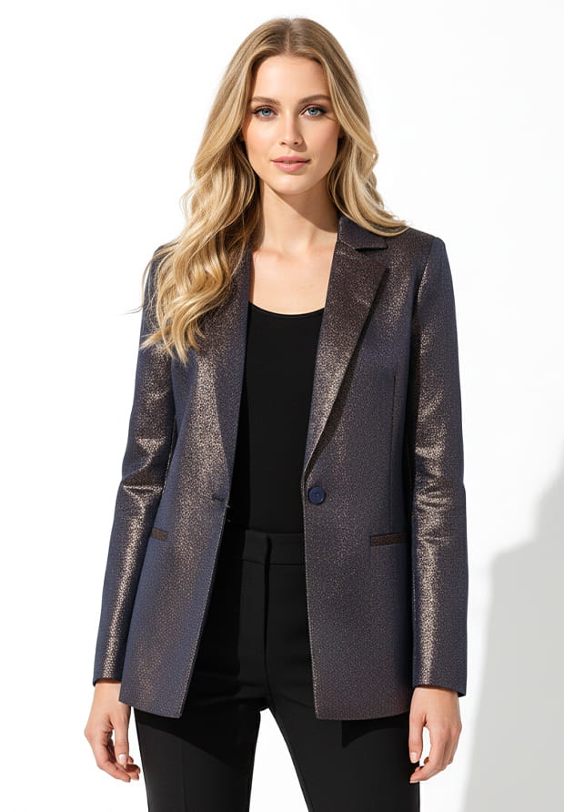 SAINT TROPEZ ELEGANCKA MARYNARKA & STARE ZŁOTO / CENA SUGEROWANA 599 PLN 