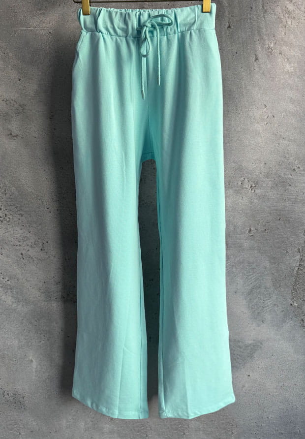 MEGI AQUA SPODNIE / SZEROKA NOGAWKA / P1390 