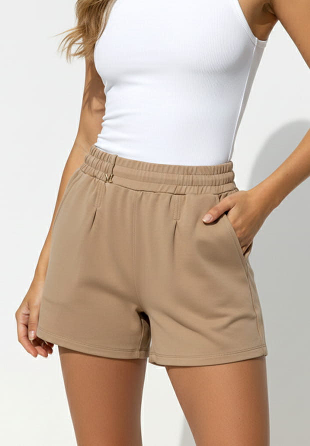 MEGI CAPPUCCINO SPODENKI / ZŁOTY ZNACZEK "M" / P1935