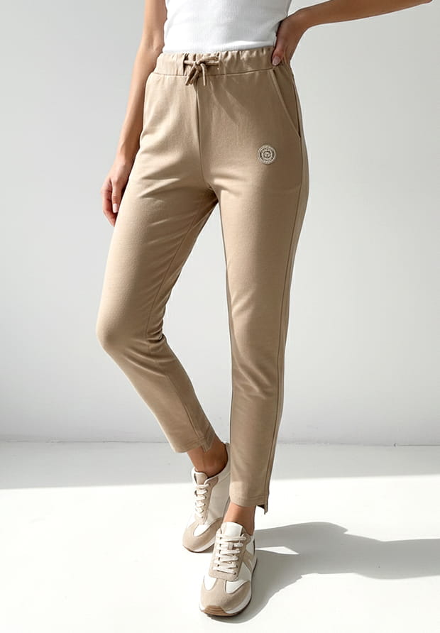 MEGI CAPPUCCINO SPODNIE Z SILIKONOWYM KÓŁKIEM / M1144 