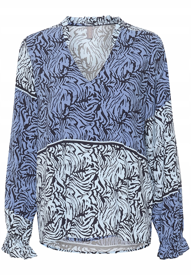 CULTURE NIEBIESKA BLUZKA W ZEBRE / SUGEROWANA CENA PRODUCENTA 210 PLN 38-M