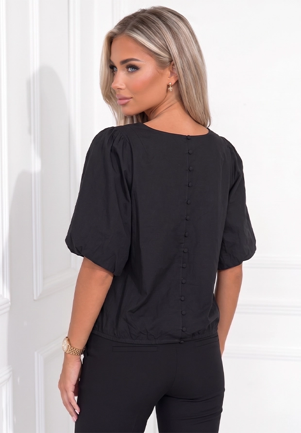 My Essential Wardrobe Czarna Bluzka z ekologicznej bawełny ! Cena sugerowana 340 PLN