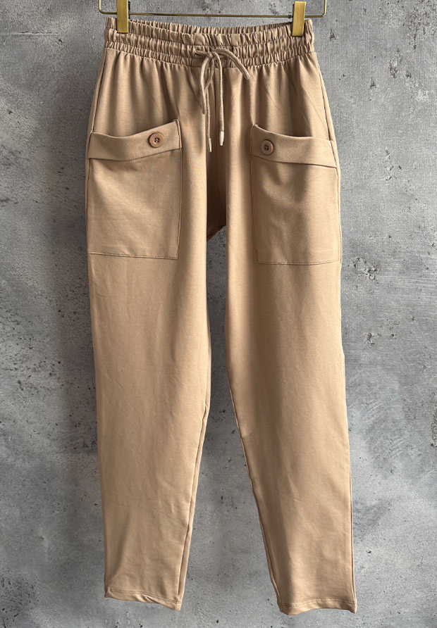 MEGI CAPPUCCINO SPODNIE Z KIESZENIAMI / P3542